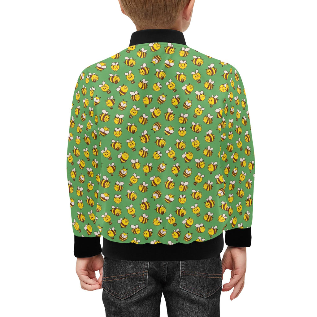 Busy Bees Kids Bomber Jacket