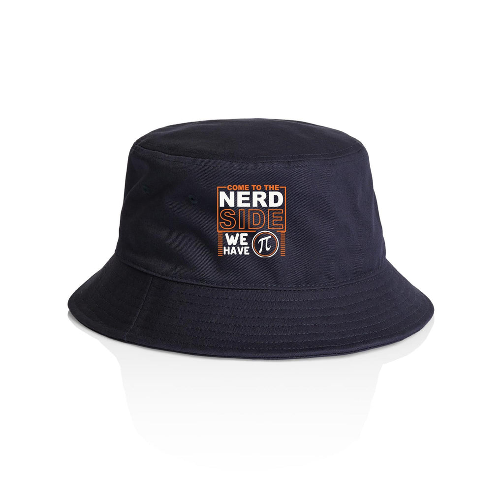Come To The Nerd Side, We Have Pi - AS Colour Bucket Hat Navy One Size