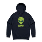 Alien, Humans Aren't Real Men's AS Colour Hoodie