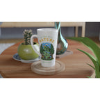 Be One With Nature, Skeleton - White Latte 17oz Ceramic Mug Latte Mug Environment Globally Fulfilled
