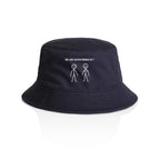 Bro, Have You Been Working Out, Stick Figures - AS Colour Bucket Hat Navy One Size As Colour Bucket Hat Fitness Printed In Australia