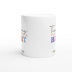 Personalise - Teaching Fills My Heart - 11oz Ceramic Mug Personalised 11oz Mug