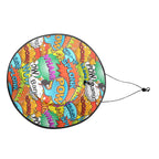 Comic Book 2 Wide Brim Bucket Hat Wide Brim Bucket Hat comic Printed Offshore