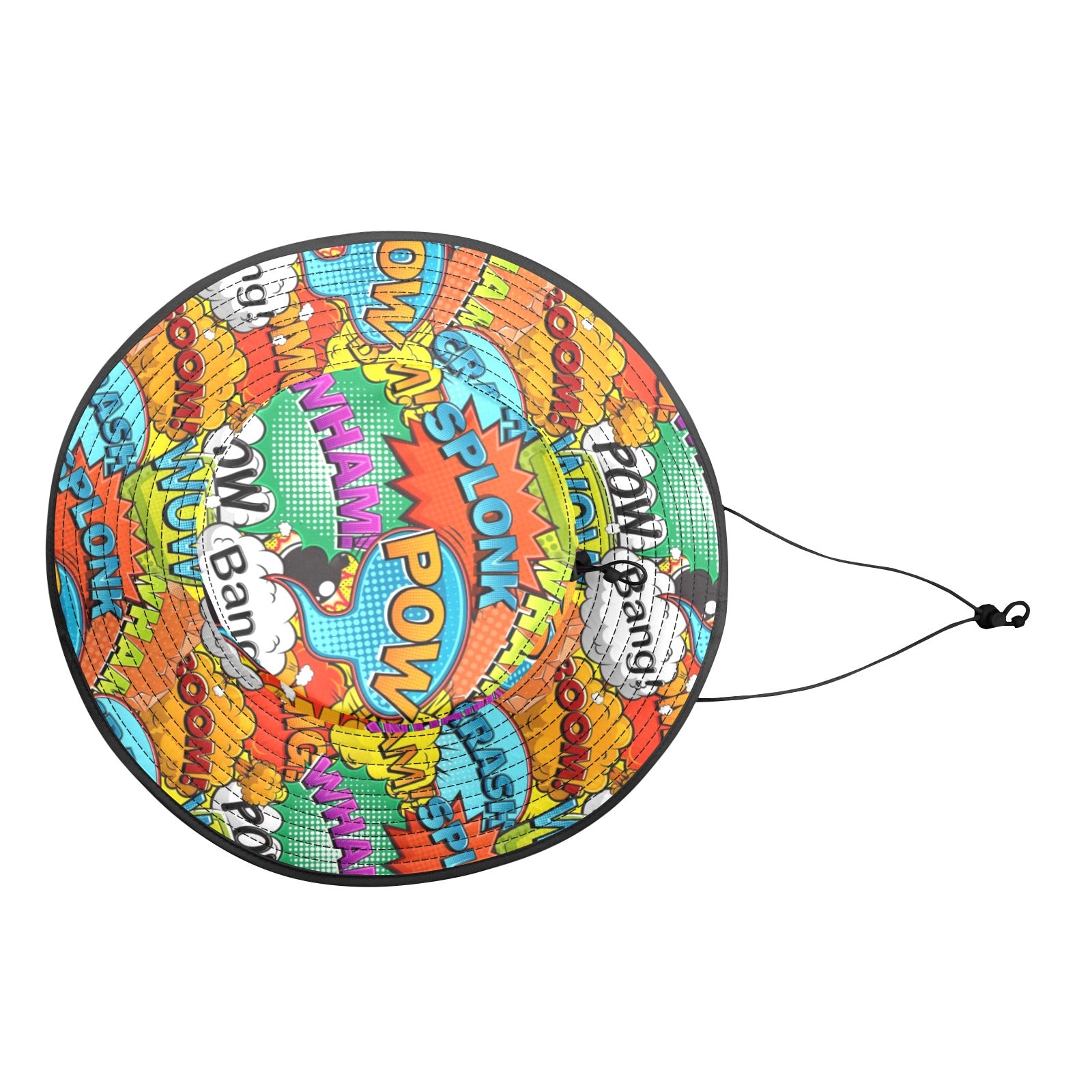 Comic Book 2 Wide Brim Bucket Hat Wide Brim Bucket Hat comic Printed Offshore