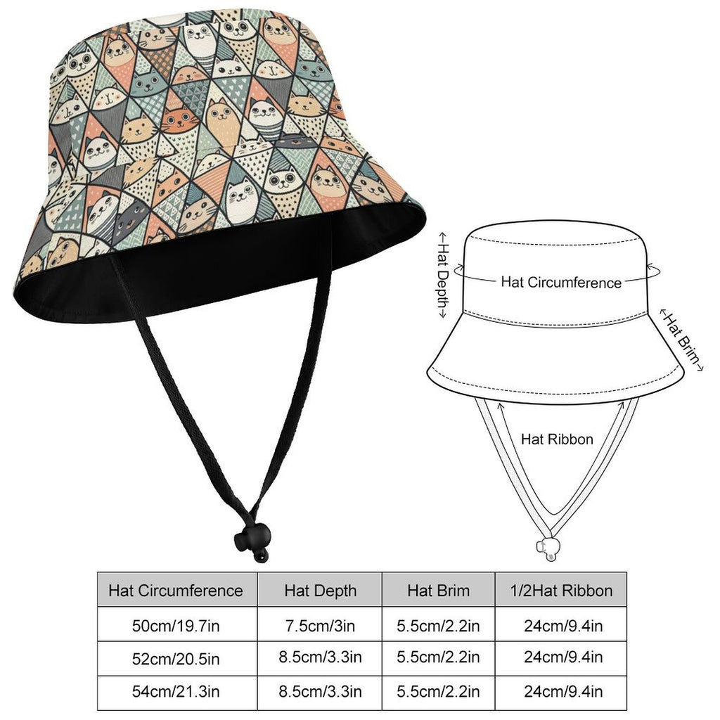Diamond Cats - Kids Bucket Hat