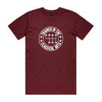 Manual Car Gears Men's AS Colour T-shirt Burgundy Mens T-shirt Printed In Australia