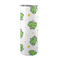 Dinosaur Fairy 20oz Tall Skinny Tumbler with Lid and Straw One Size 20oz Tall Skinny Tumbler with Lid and Straw Printed Offshore