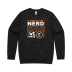 Come To The Nerd Side, We Have Pi - AS Colour Stencil Crew Sweatshirt Black Sweatshirt Maths Printed In Australia