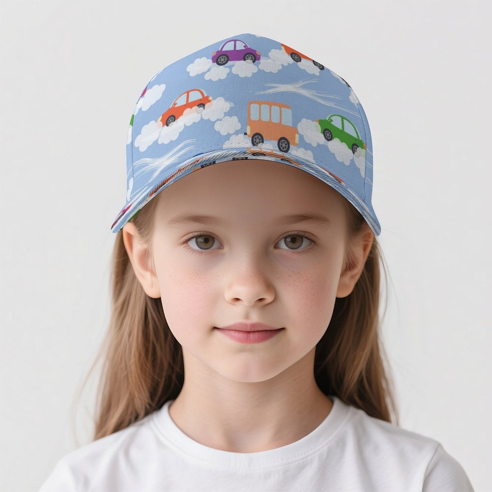 Colourful Cars Kids Baseball Cap
