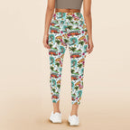 Surfing Safari Women's High Waist Pockets Yoga Leggings