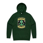 Alien, I'm Not Saying It Was Humans - Mens Hoodie Forest Green Mens Hoodie Printed In Australia Sci Fi