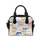 Dog Crowd - Shoulder Handbag (Model 1634) One size Shoulder Handbags (1634)