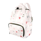 Pretty Hearts - Multi-Function Backpack, Nappy / Diaper Bag