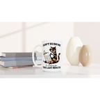 Personalise - Don't Rush Me, Cat - White 15oz Ceramic Mug Personalised 15oz Mug animal Globally Fulfilled