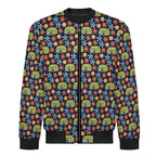 Hippie Caravan Men's Casual Zip‑Up Bomber Jacket