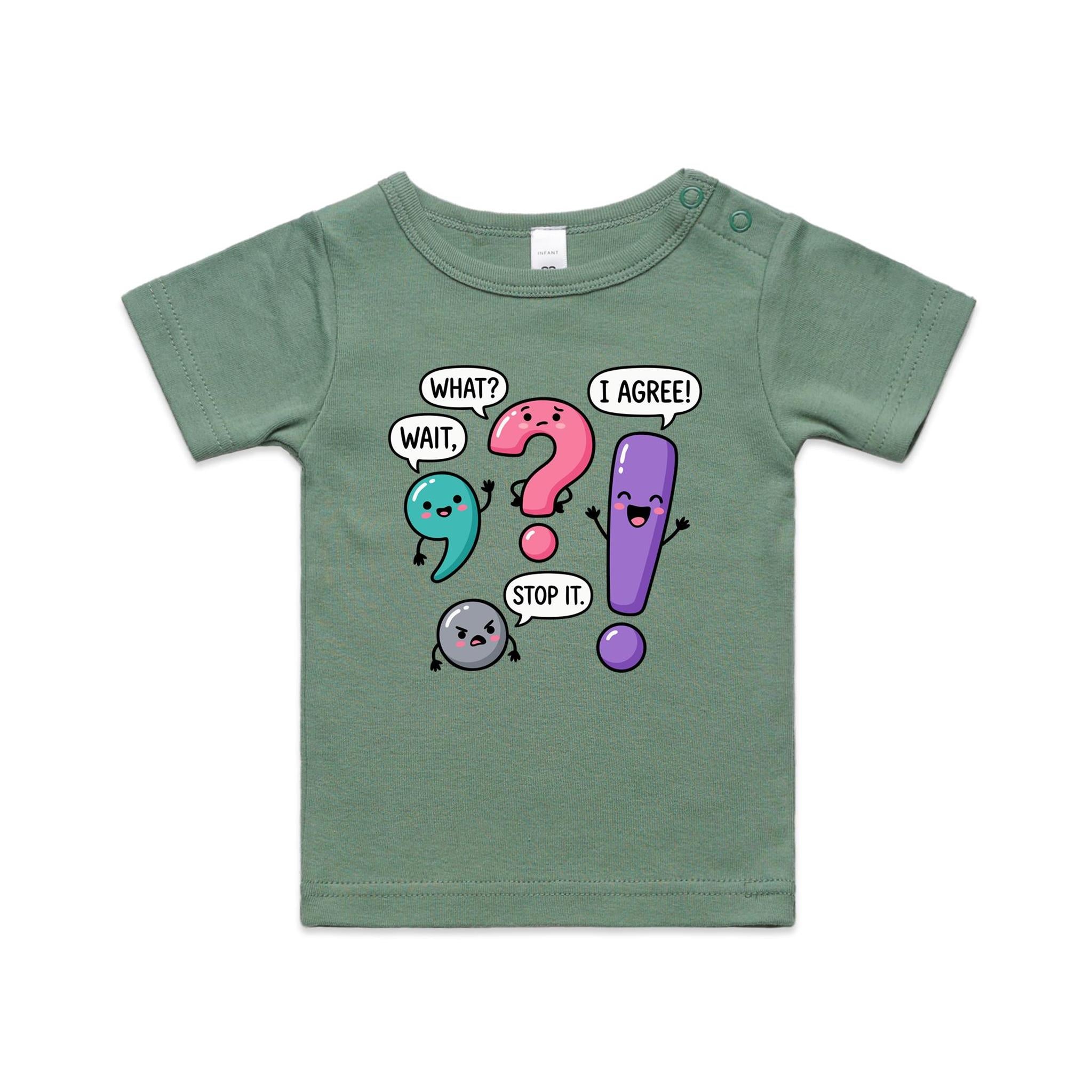 Funny Punctuation AS Colour Baby T-shirt