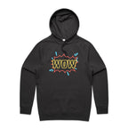 Wow, Comic Book - Mens Hoodie Coal Mens Hoodie comic Printed In Australia