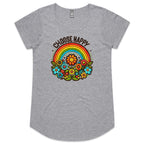 Choose Happy - Womens Scoop Neck T-Shirt