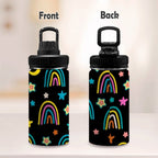 Rainbows - Kids Water Bottle with Chug Lid (12 oz) Kids Water Bottle with Chug Lid Printed Offshore