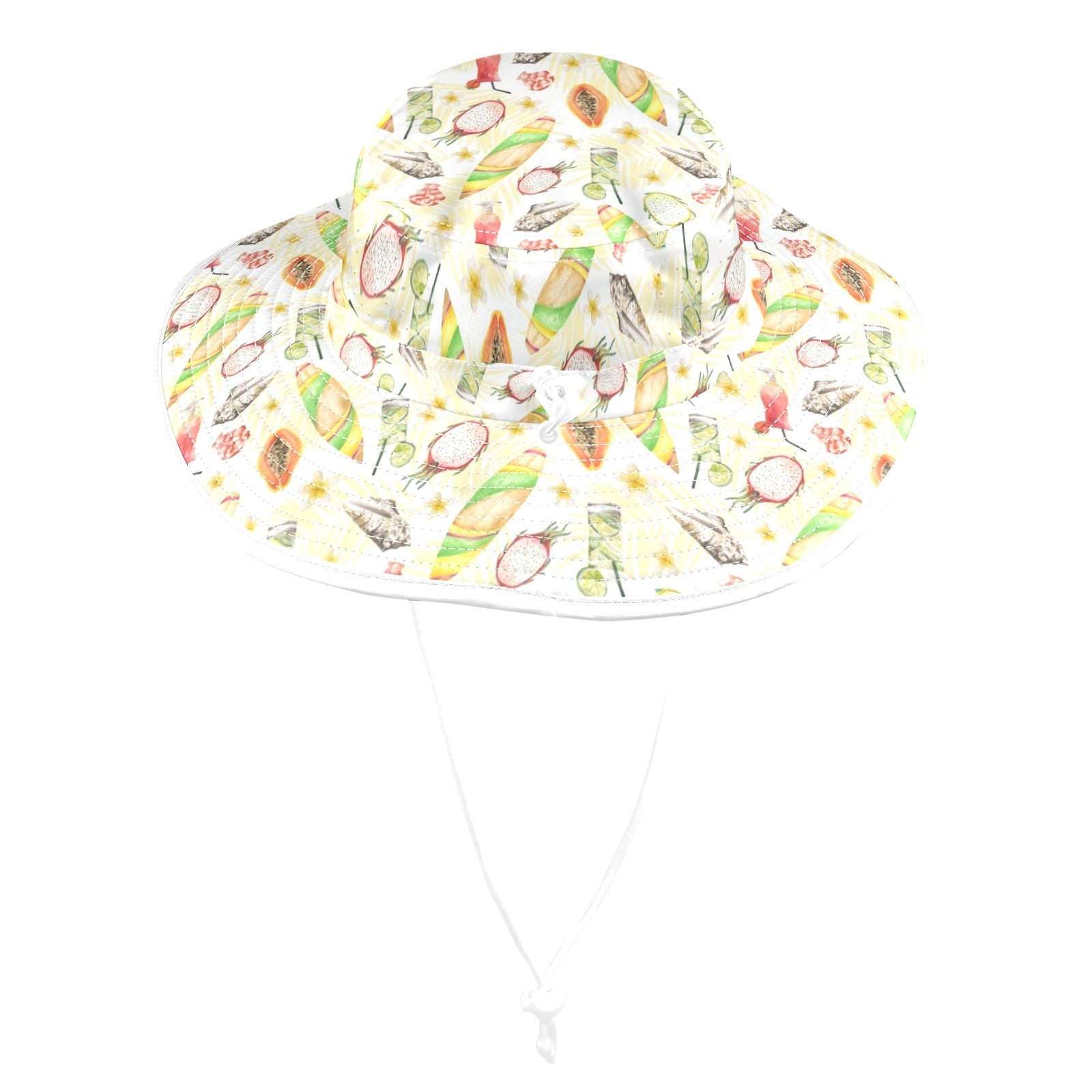 Tropical Surf Wide Brim Bucket Hat Wide Brim Bucket Hat Printed Offshore Surf