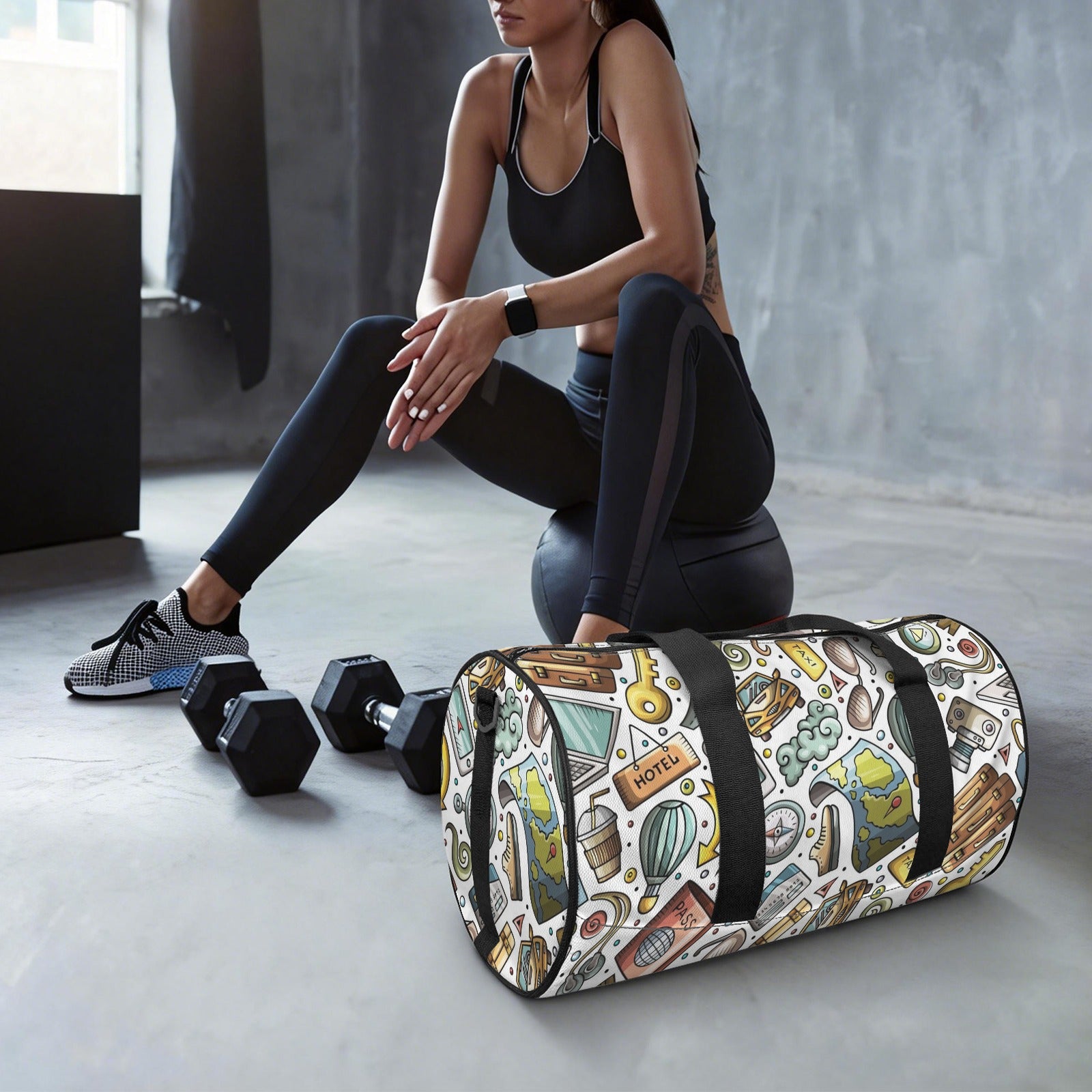 Travel Montage Duffle Bag Duffle Bag Printed Offshore