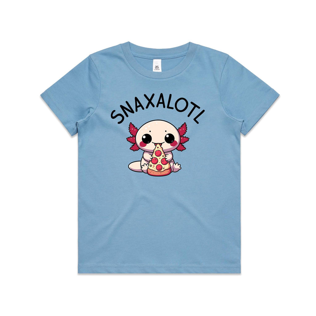 Snaxalotl, Axolotl Pizza - Kids Youth T-shirt
