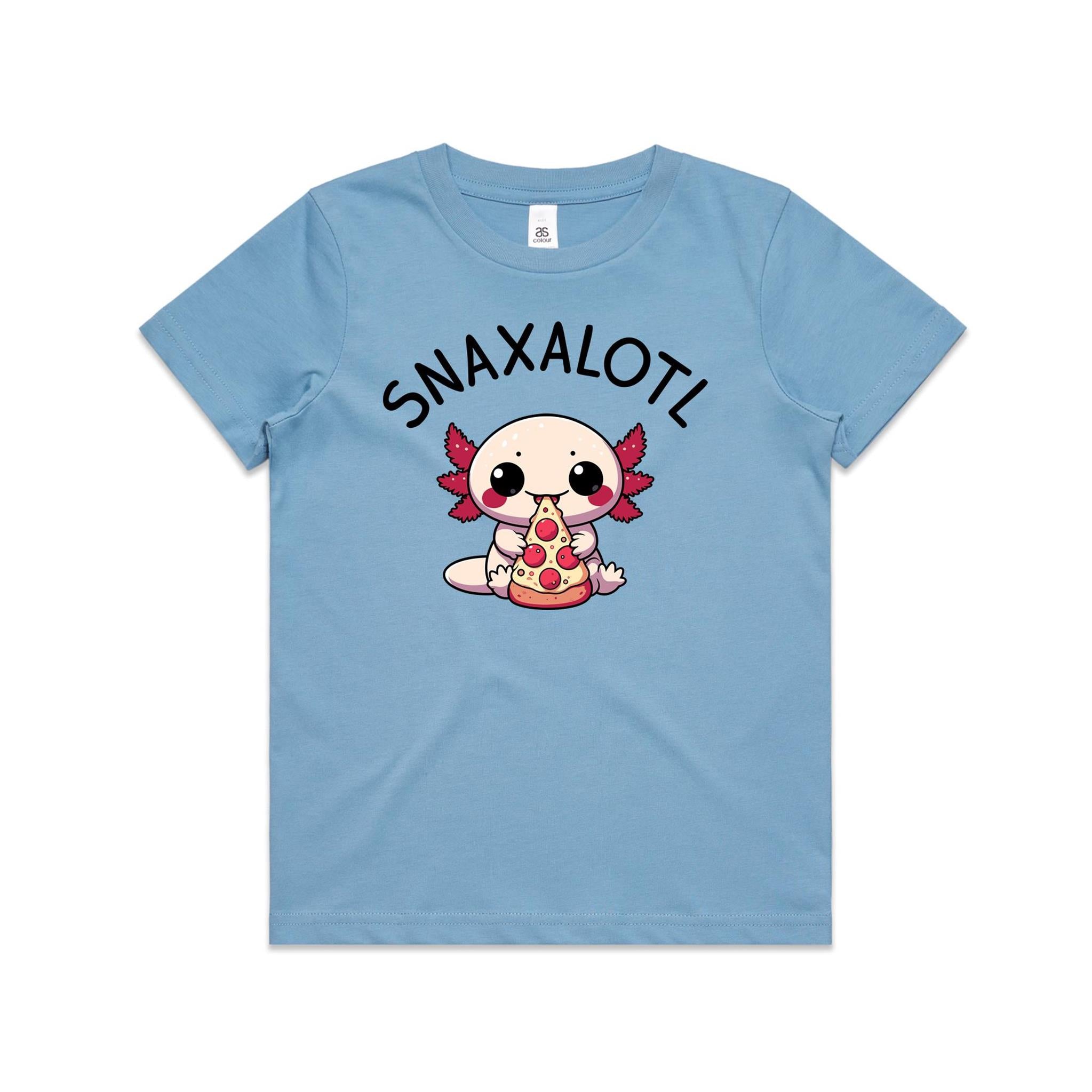 Snaxalotl, Axolotl Pizza - Kids Youth T-shirt