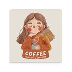 Coffee Is Always A Good Idea - Ceramic Coasters (Square) Ceramic Coasters Coffee Printed Offshore