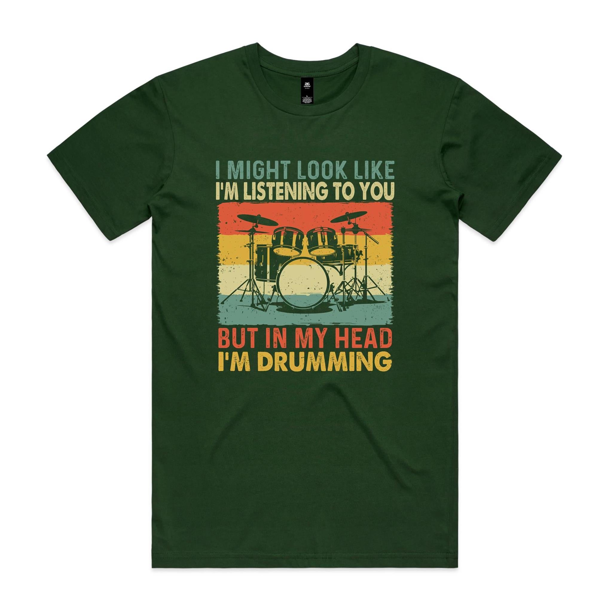 In My Head I'm Drumming - Mens T-shirt