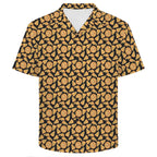 All The Pizza Men's Crinkle Hawaiian Shirt