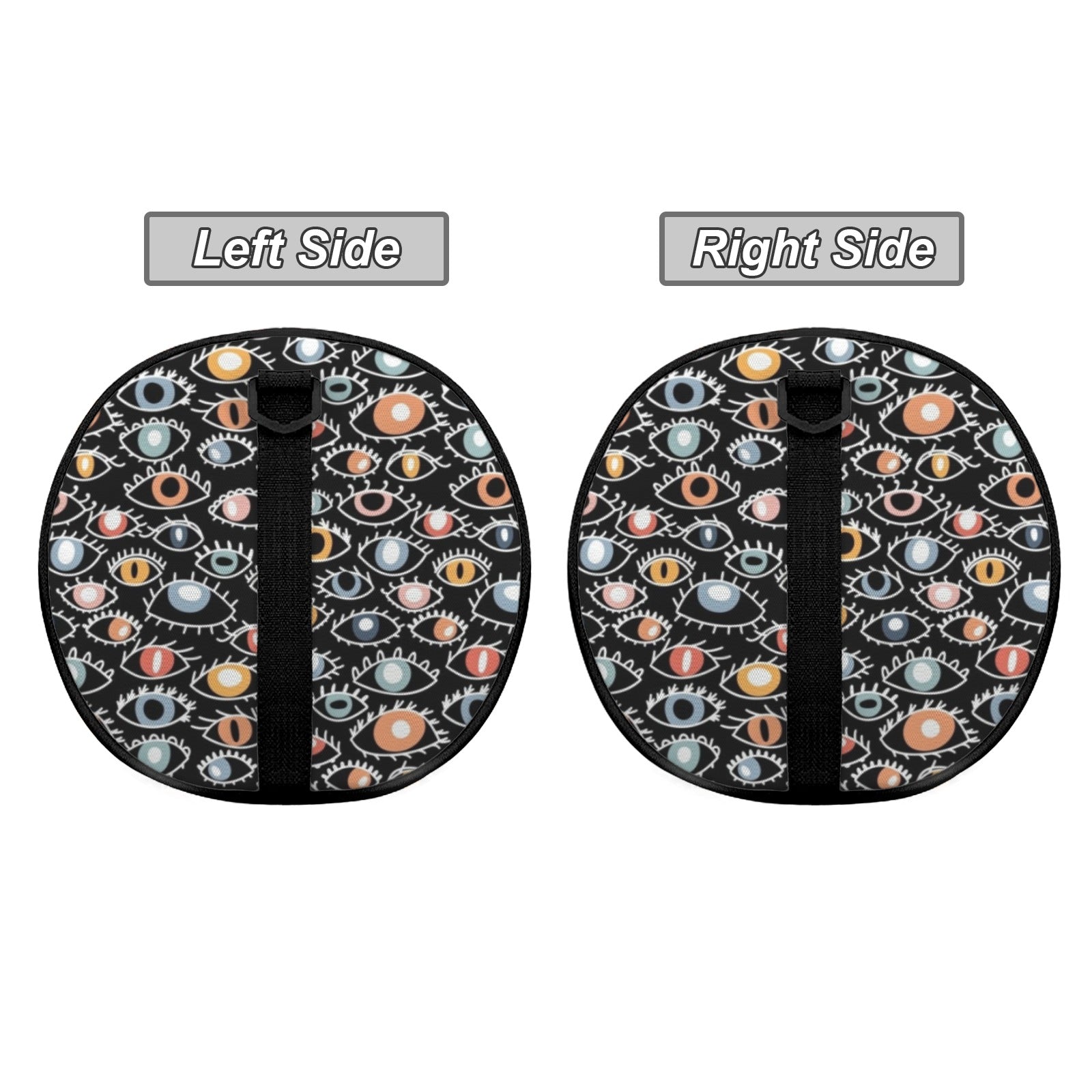Eyes On Black Duffle Bag Duffle Bag Printed Offshore