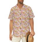 Faded Floral Men's Hawaiian Shirt