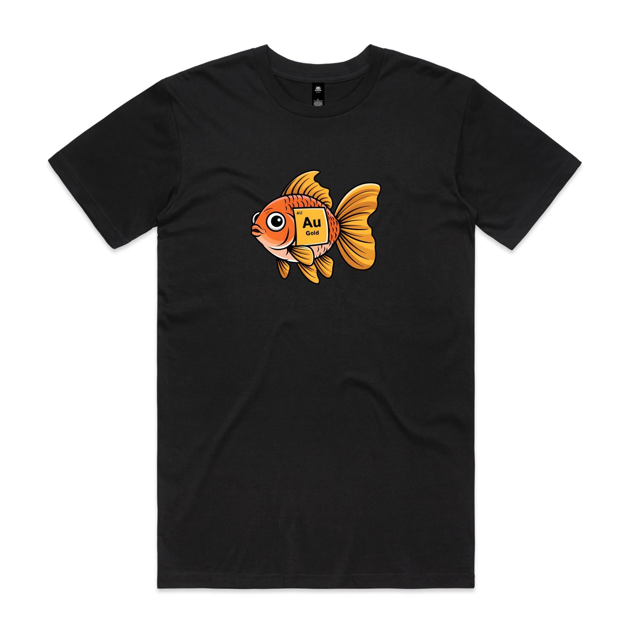 Gold Fish Periodic Table Men's AS Colour T-shirt