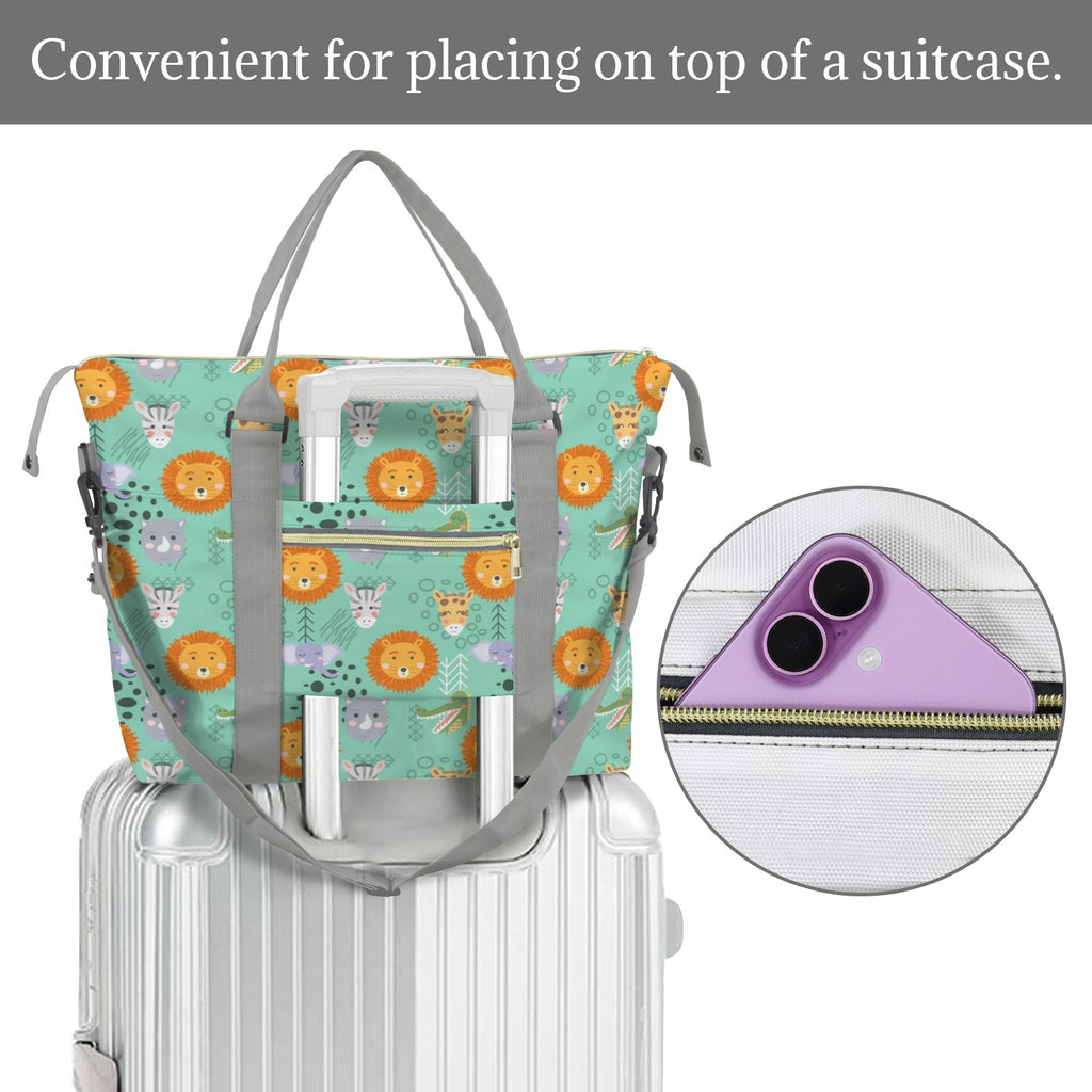 Safari Animals Duffle Bag-Simple (Model 1715) Duffle Bag-Simple (1715)