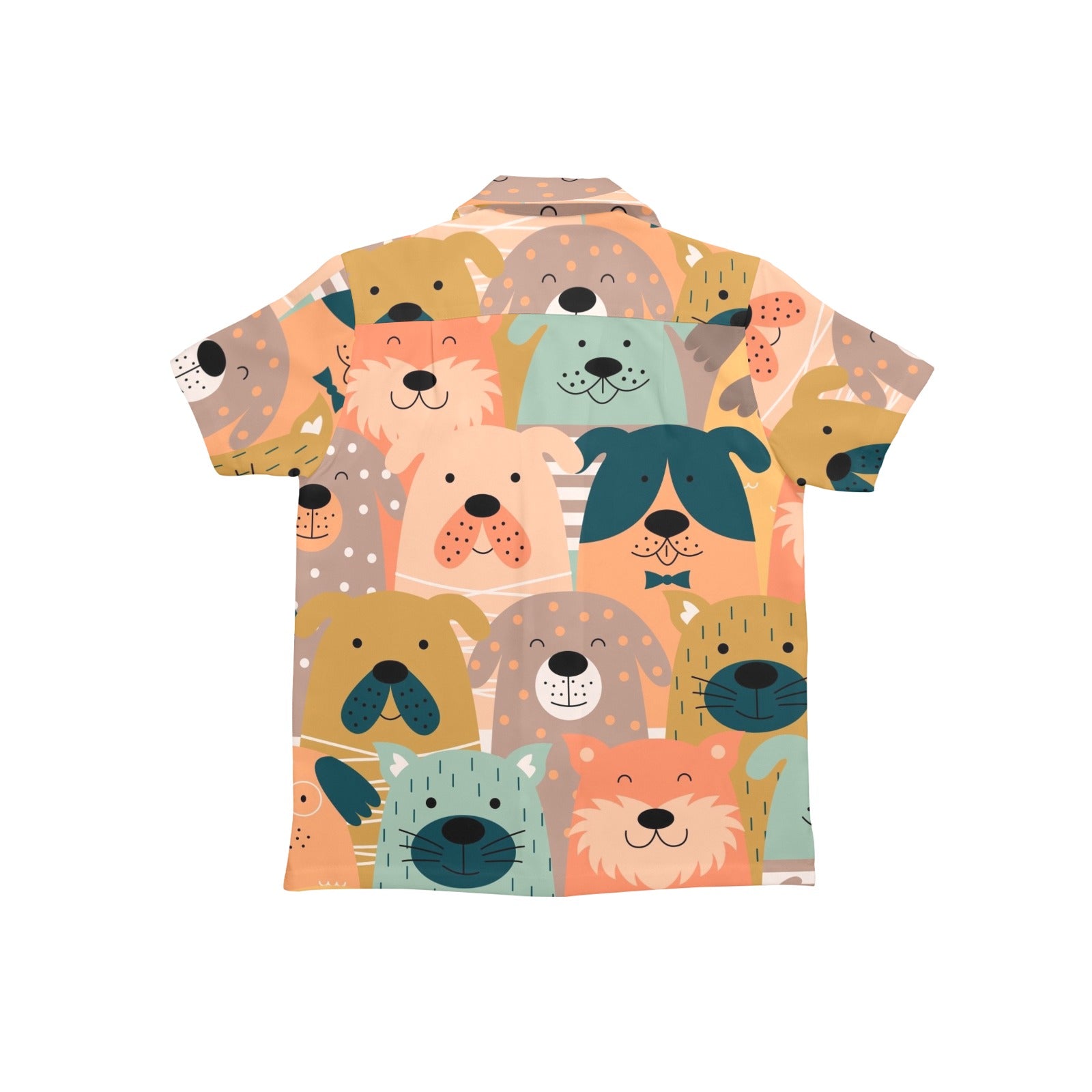 Lots Of Dogs - Junior Kids Hawaiian Shirt