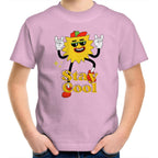 Stay Cool - Kids Youth T-Shirt Pink Kids Youth T-shirt Printed In Australia