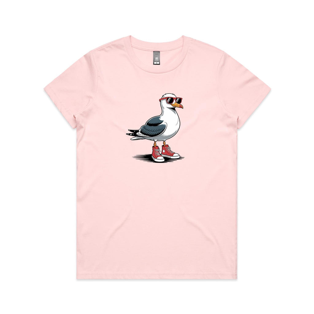 Seagull With Sunglasses And High Tops Women's AS Colour T-shirt