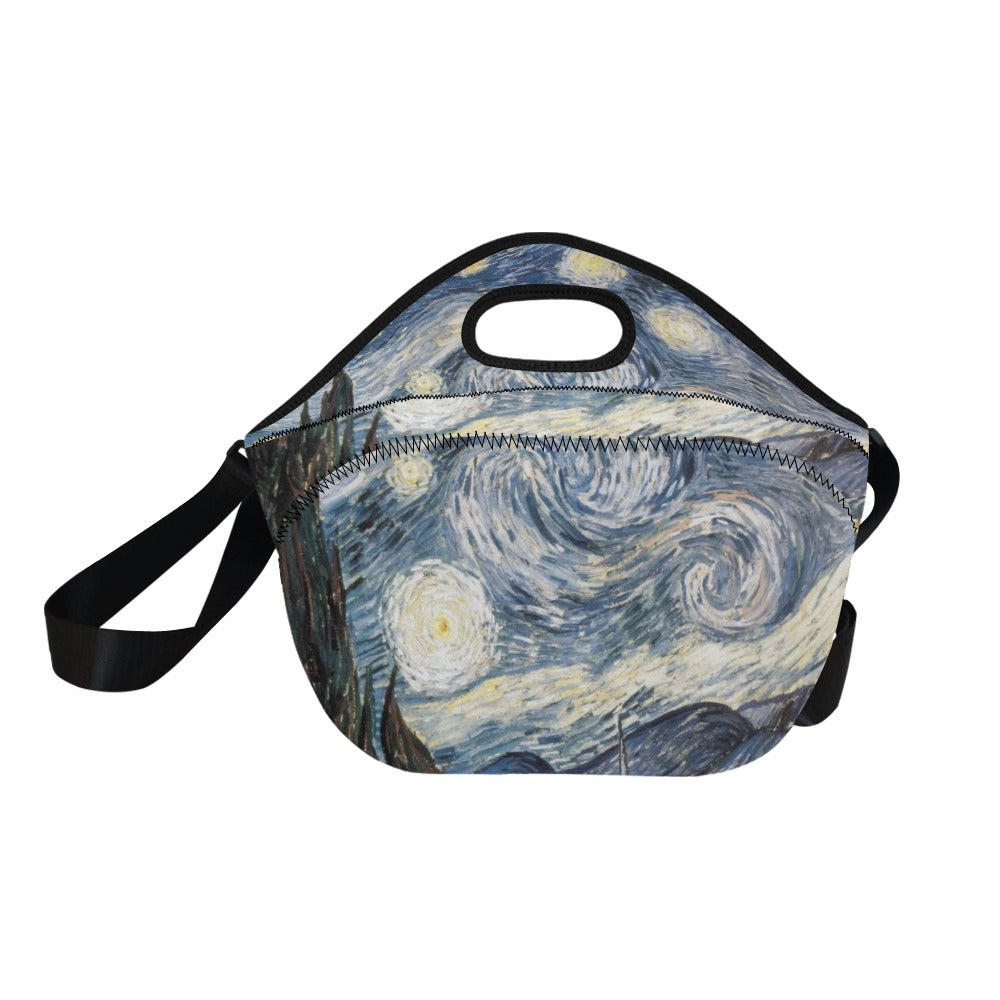 Starry Night - Neoprene Lunch Bag Neoprene Lunch Bag Printed Offshore