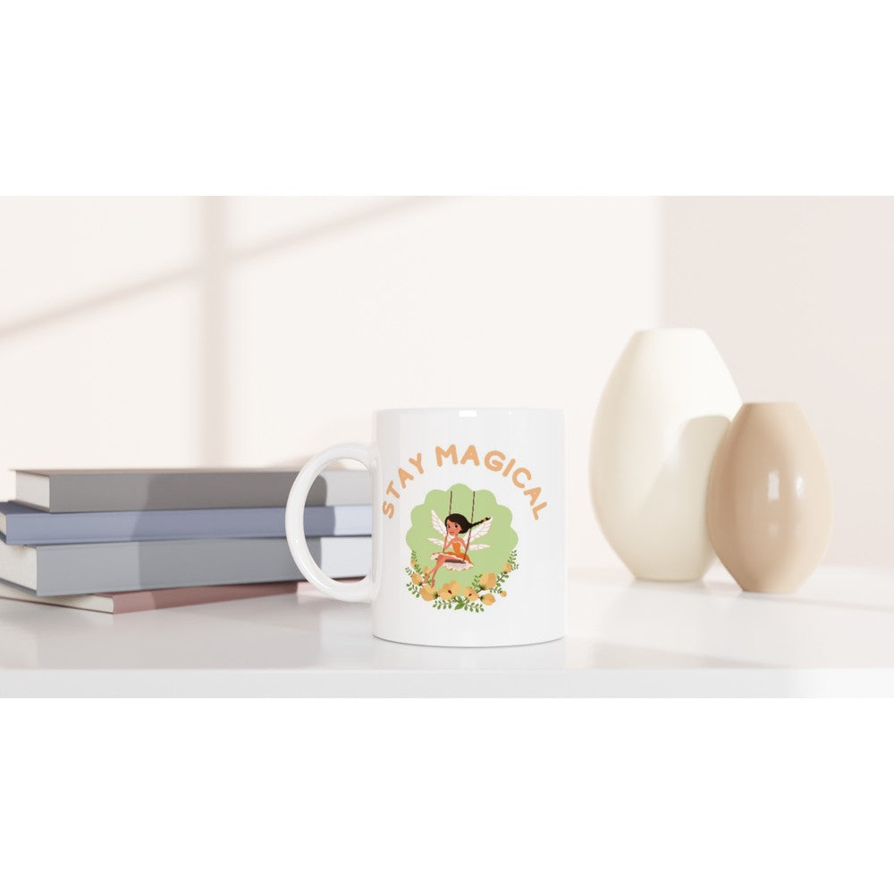 Stay Magical - White 11oz Ceramic Mug White 11oz Mug childrens Globally Fulfilled motivation positivity