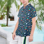 UFO's And Aliens Senior Kids Hawaiian Shirt
