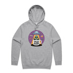 Coffee, Alien, UFO, Take Me To Your Brewer Men's AS Colour Hoodie Grey Marle Mens Hoodie Coffee Printed In Australia Sci Fi