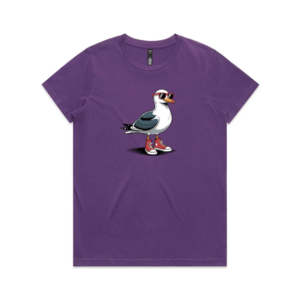 Seagull With Sunglasses And High Tops Women's AS Colour T-shirt