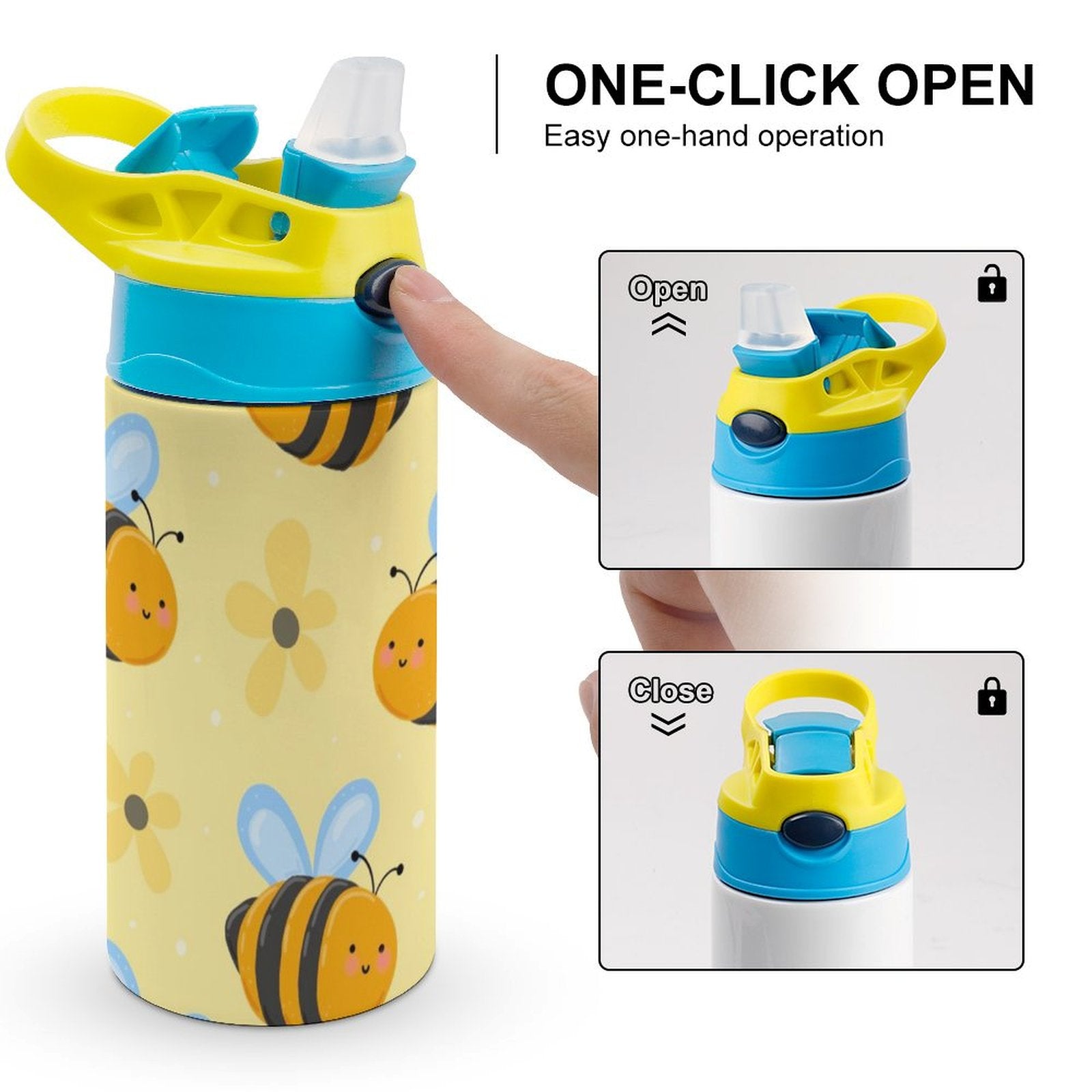 Busy Bees - Little Kids Water Bottle Little Kids Water Bottle Printed Offshore