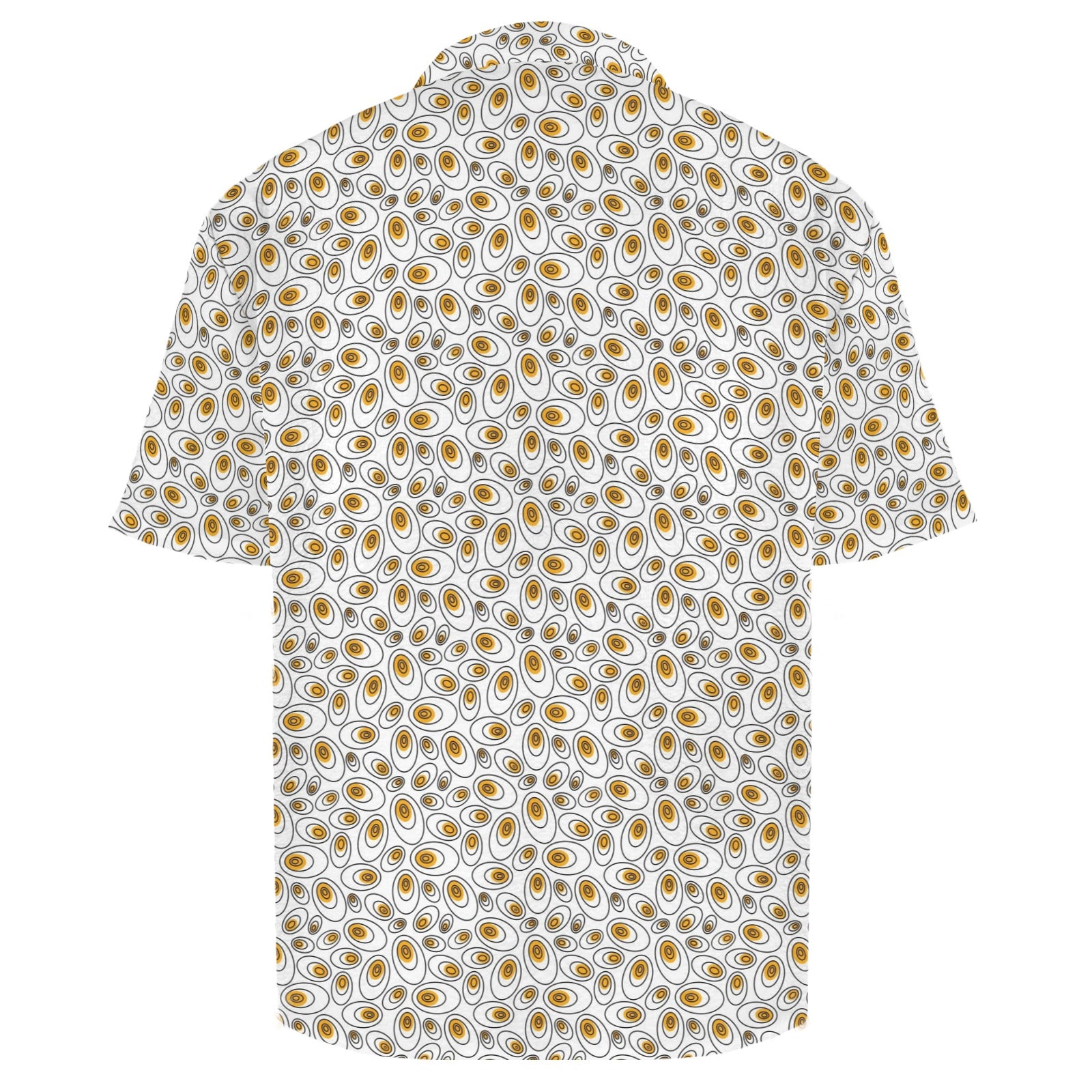 Eggs Abstract Men's Crinkle Hawaiian Shirt