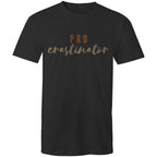 Procrastinator - Mens T-Shirt Black Mens T-shirt Printed In Australia