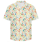 Autumn Leaves Men's Crinkle Hawaiian Shirt