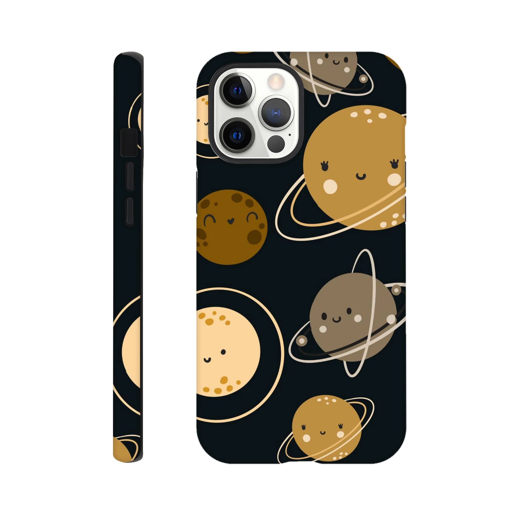 Planets - Apple iPhone Tough case iPhone 12 Pro Max iPhone Tough Case Globally Fulfilled Space