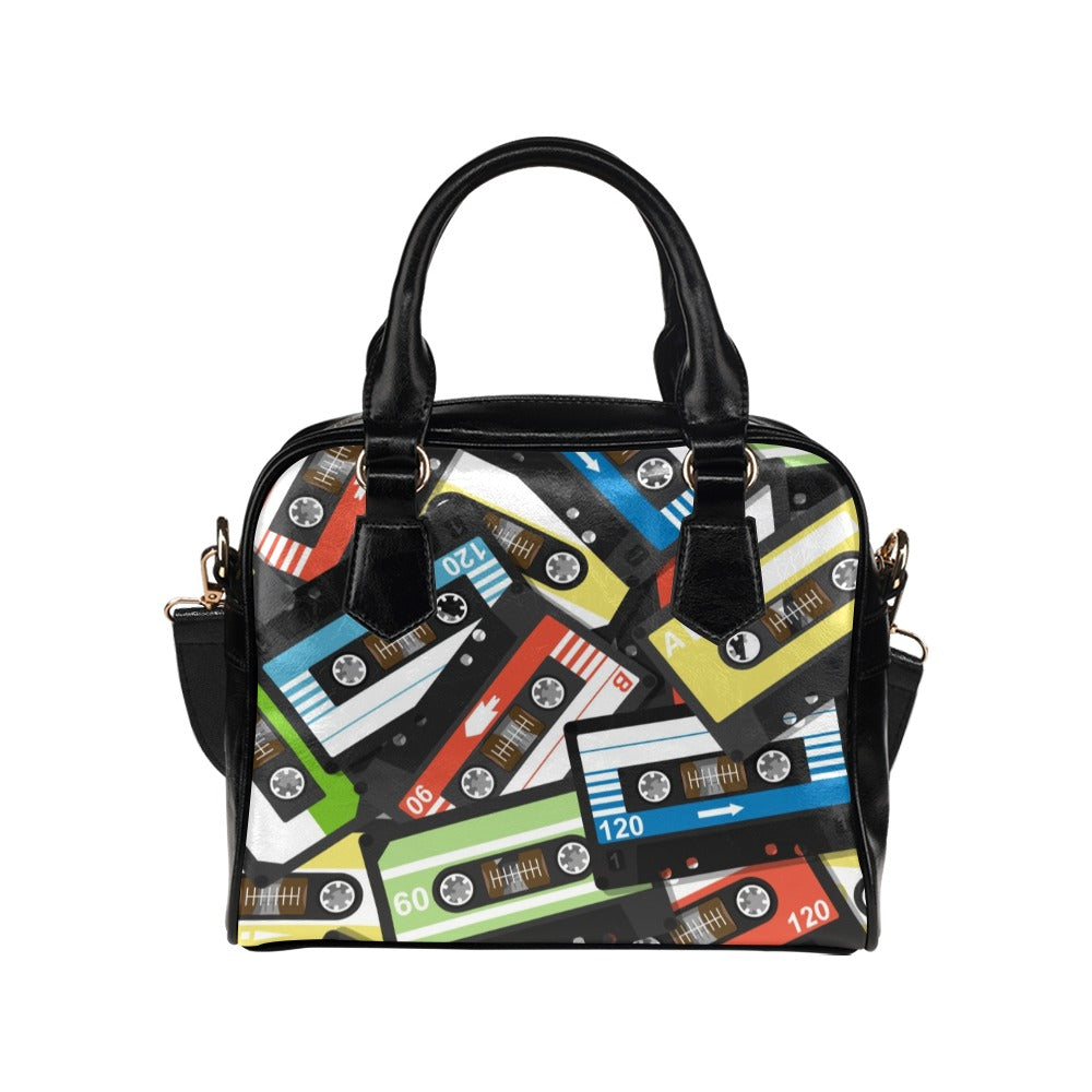 Cassette Tapes - Shoulder Handbag (Model 1634) One size Shoulder Handbags (1634)