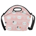 Pink Cats - Neoprene Lunch Bag One Size Neoprene Lunch Bag Printed Offshore