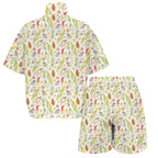 Tropical Surf Women's Windbreaker Short Set Women's Windbreaker Short Set Printed Offshore Surf